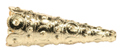 gold metal cups - bell caps 30mm length