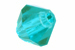 bicone crystals 5mm blue zircon