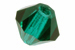 bicone crystals 5mm emerald