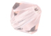 bicone crystals 5mm light pink