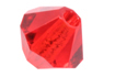 bicone crystals 7mm red