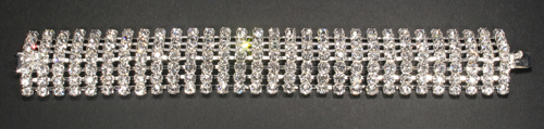 diamante rhinestone bracelet 28mm wide
