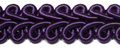 gimp braid dark purple