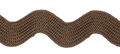 dark brown ric rac braid