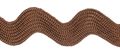 brown ric rac braid