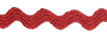 dark red ric rac braid