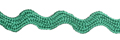 green ric rac braid