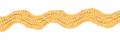 oriental gold ric rac braid