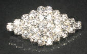 diamante rhinestone brooch