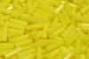 bugle beads - solid yellow