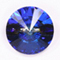 crystal buttons in electric blue 10mm