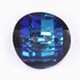 crystal buttons in electric blue 12mm