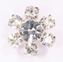 diamante rhinestone button approx 14mm wide