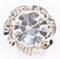 diamante rhinestone button approx 11mm wide
