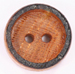round wooden button in 15mm