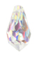 crystal tear drops 15mm x 7.5mm : crystal ab