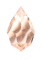 crystal tear drop 10mm x 6mm : light pink