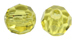 crystals round - 4mm citrine