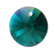 crystals disc shape 8mm emerald AB