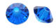 crystals rondell shape 5mm x 3mm - capri blue