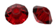 crystals rondell shape 5mm x 3mm - dark red