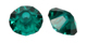 crystals rondell shape 5mm x 3mm - emerald