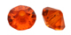 crystals rondell shape 5mm x 3mm - orange