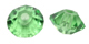 crystals rondell shape 5mm x 3mm - peridot