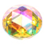 designer stones glue on - larger diamantes - 15mm round crystal AB