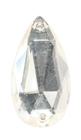 designer stones sew on - larger diamantes - 28mm x 15mm teardrop crystal