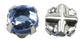 normal quality sew-on diamante rhinestone : lt sapphire