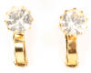 diamante rhinestone earrings width approx 7mm