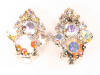 diamante rhinestone earrings length approx 21mm