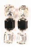 diamante rhinestone earrings length approx 41mm
