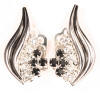 diamante rhinestone earrings length approx 28mm
