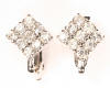 diamante rhinestone earrings width approx 8mm