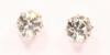 pierced diamante rhinestone earrings width 5mm