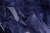feather boa - feather trimming - navy blue