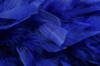 feather boa - feather trimming - royal blue