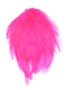 large dark hot pink feather hackle pads