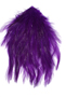 large dark purple feather hackle pads