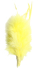 marabou feather spike - light yellow