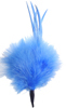 marabou feather spike - medium blue