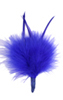 marabou feather spike - royal blue