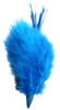 marabou feather spike - turquoise