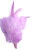 marabou feather spike - lilac