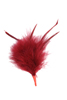 marabou feather spike - cherry