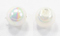 iridescent white pearls 3mm