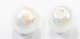iridescent white pearls 4mm