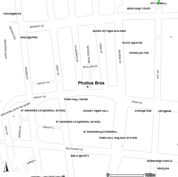 Location of Photios Bros